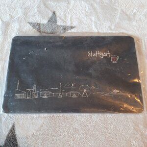 Stuttgart German Breakfast Board City Skyline Heat Resistant Made In Germany